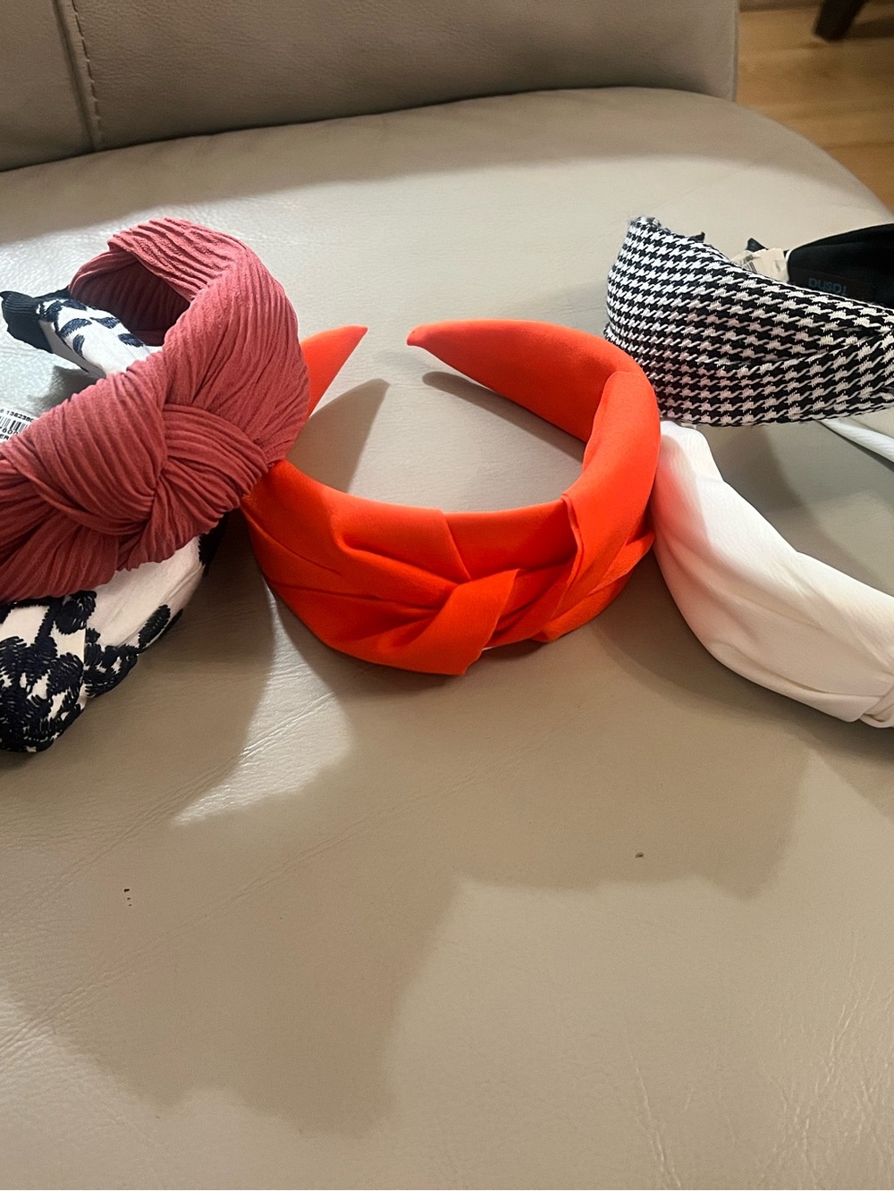 LOFT Bright Orange Knotted Headband